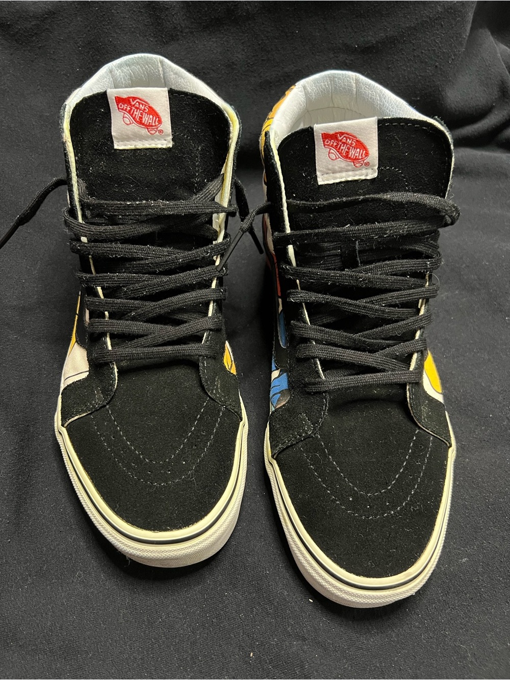 Disney x Vans SK8-HI Reissue Black Suede High-Top Sneakers